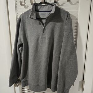 Club Room Men's Heather Gray 1/4 Zip Pullover